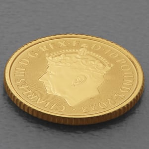 Goldmünze 1/10oz "Coronation Charles III." 2023 Coronation Coin (Großbritannien) - Miniaturansicht 4