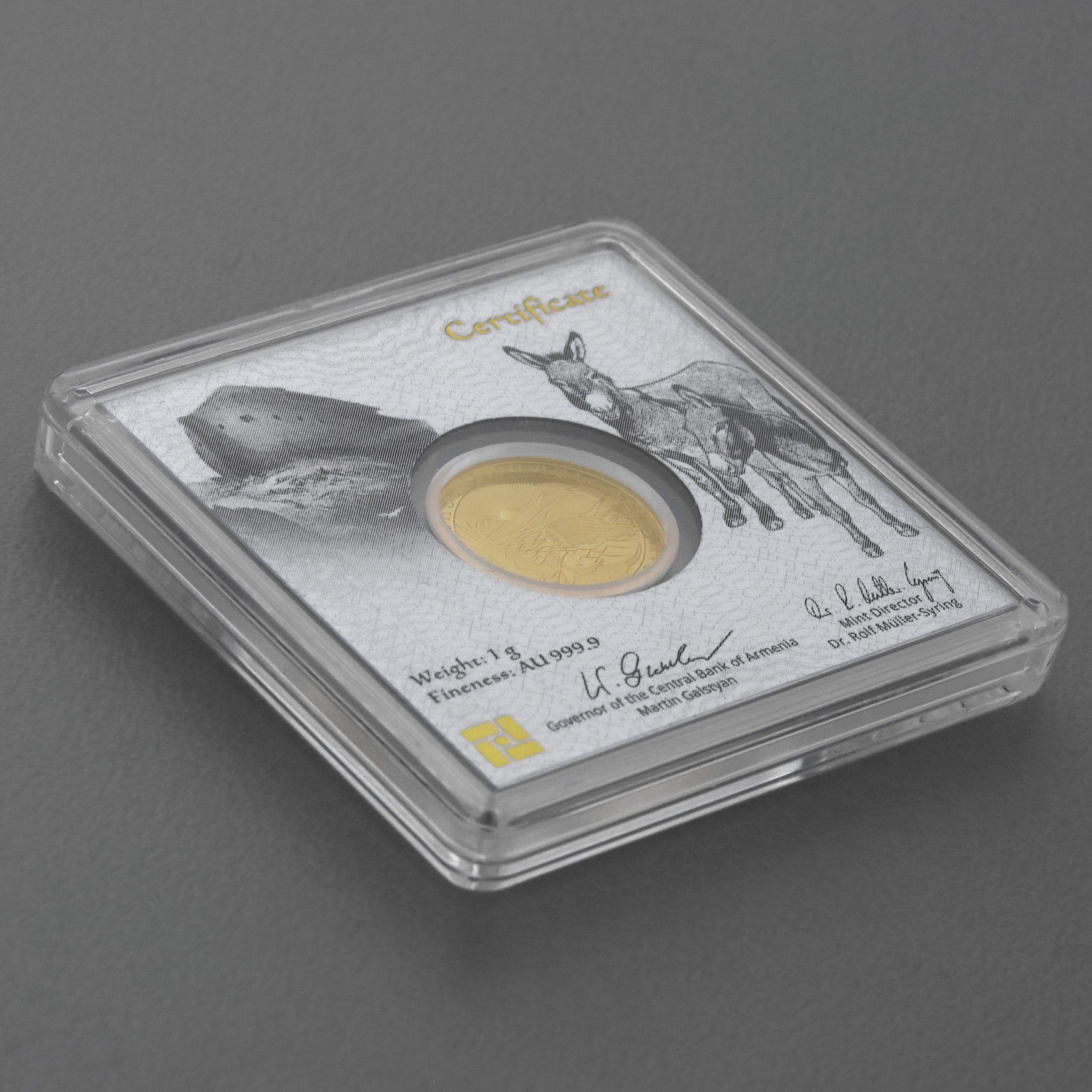 Goldmünze 1g "Arche Noah" 2023 (Armenien) - Detailansicht 4
