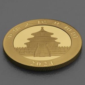 Goldmünze 15g "Panda" 2024 (China) - Miniaturansicht 4