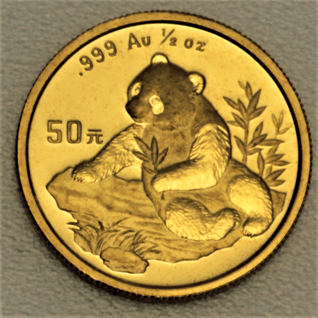 Goldmünze 1/2oz "Panda" 1998 (China) - Hauptansicht