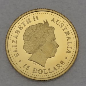 Goldmünze 1/10oz "Drache" 2000 (PP) Lunar I – Year of the Dragon (Australien) - Miniaturansicht 2