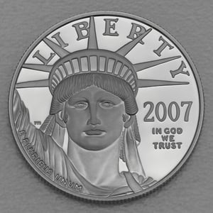 Platinmünzen "American Eagle" 2007 (PP) Set – 4-teilig (USA) - Miniaturansicht 4