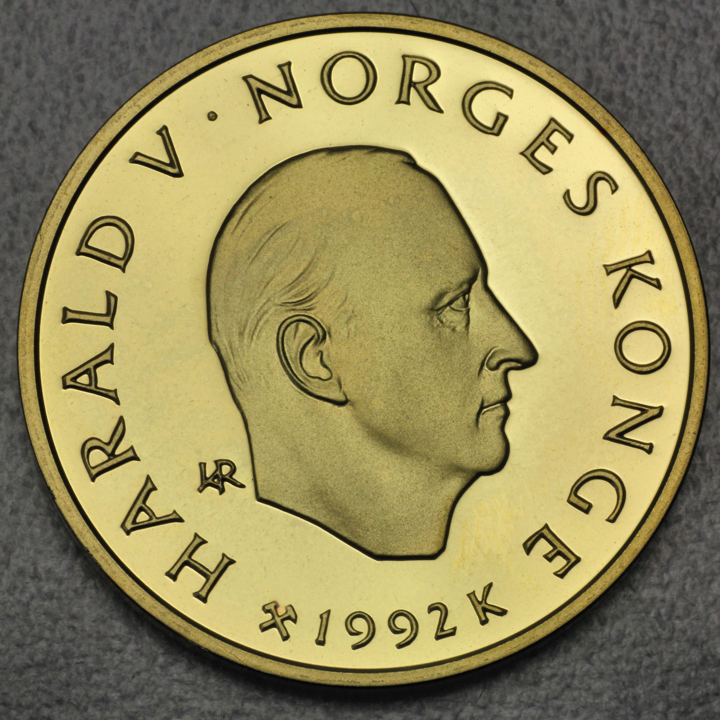 Goldmünze 1500 Kroner "Birkebeinen" 1992 (Norwegen) - Detailansicht 1
