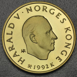 Goldmünze 1500 Kroner "Birkebeinen" 1992 (Norwegen) - Miniaturansicht 2
