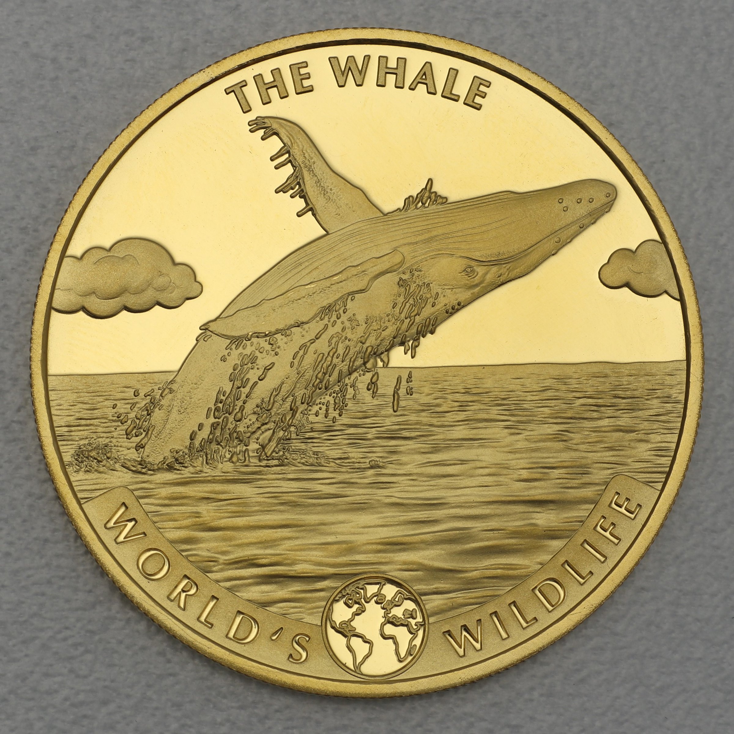 Goldmünze 1oz "Wal" 2020 World s Wildlife (Kongo) - Hauptansicht