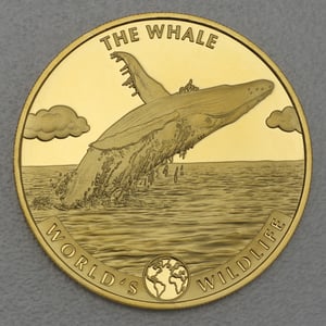 Goldmünze 1oz "Wal" 2020 World s Wildlife (Kongo) - Hauptansicht