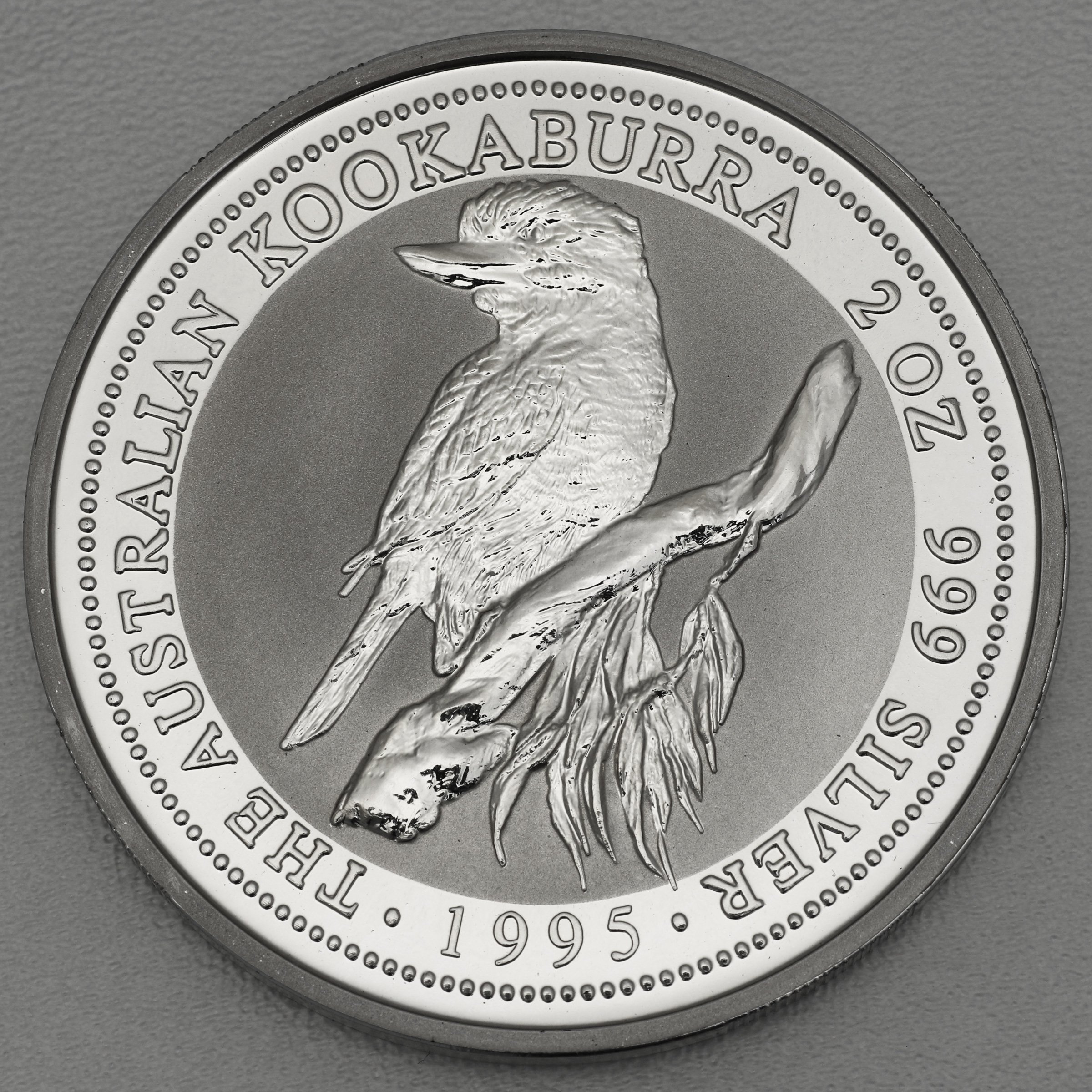 Silbermünze 2oz "Kookaburra" 1995 (Australien) - Hauptansicht