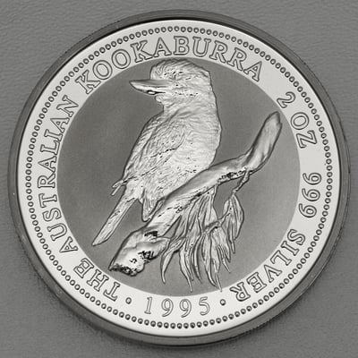 Silbermünze 2oz "Kookaburra" 1995 (Australien) - Hauptansicht