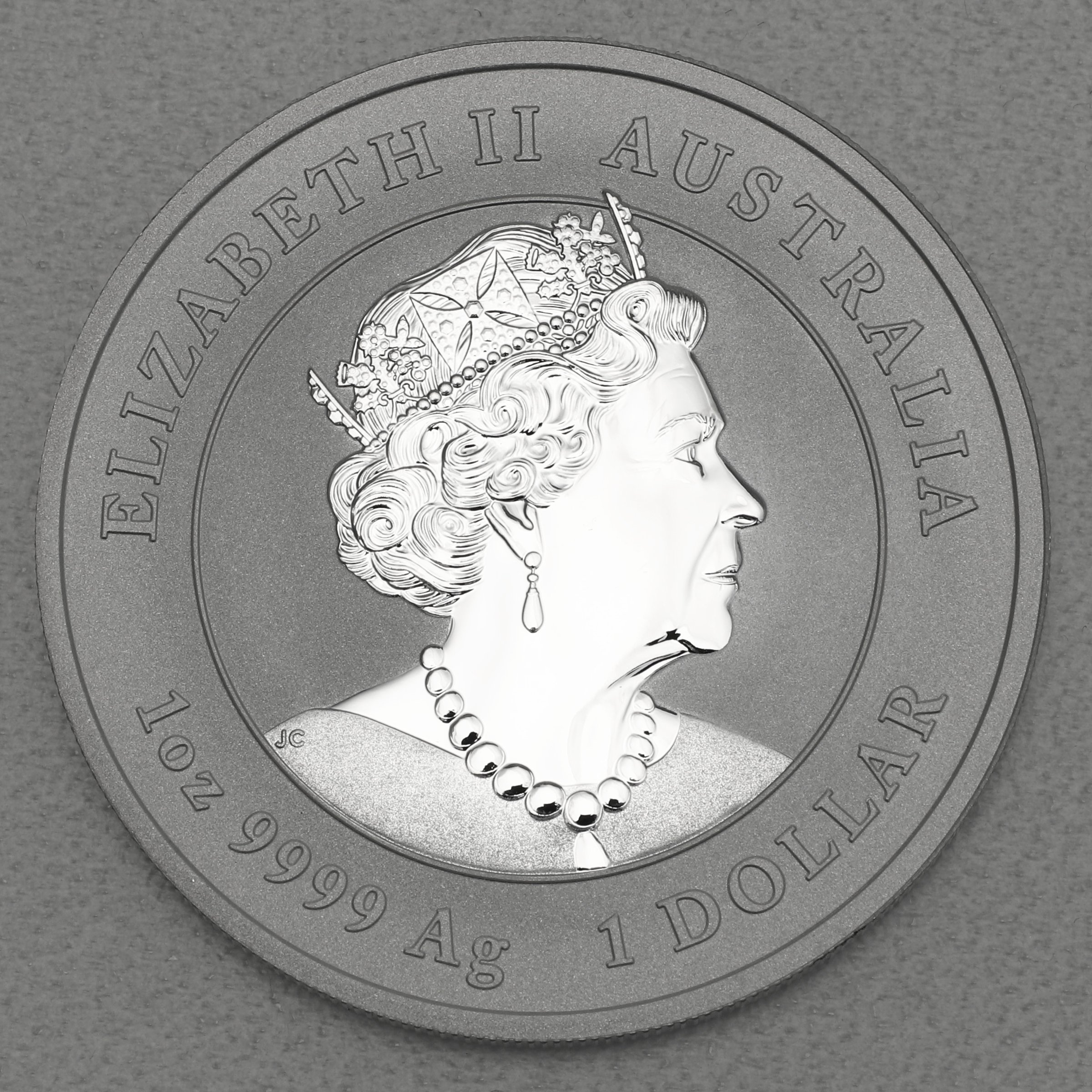 Silbermünze 1oz "Tiger" 2022 Lunar III – Year of the Tiger diff. (Australien) - Detailansicht 1