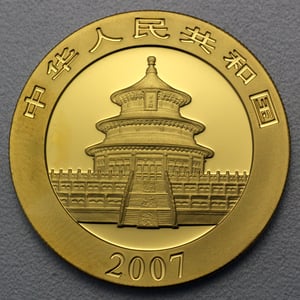 Goldmünze 1oz "Panda" 2007 (China) - Miniaturansicht 2