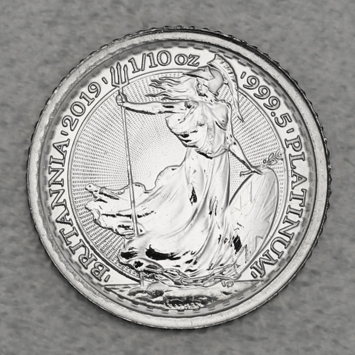 Platinmünze 1/10oz "Britannia" 19% (Großbritannien) - Hauptansicht