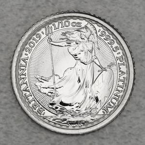 Platinmünze 1/10oz "Britannia" 19% (Großbritannien) - Miniaturansicht 1