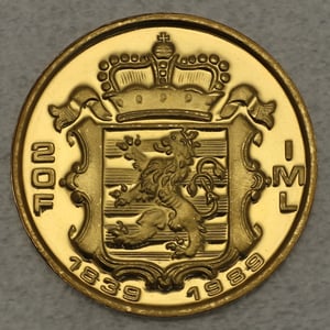 Goldmünze 20 Francs "Jean Grand-Duc de Luxembourg" (Luxemburg) - Miniaturansicht 2