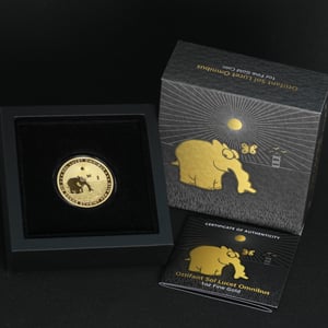 Goldmünze 1oz "Sol Lucet Omnibus" 2022 Ottifanten – Sunnyfant (Tuvalu) - Miniaturansicht 3