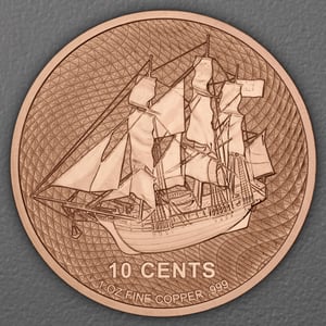 Kupfermünze  20 x 1oz "Bounty" 2026 Cook Islands - Miniaturansicht 2