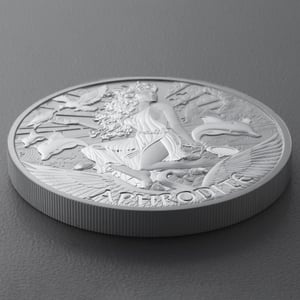 Silbermünze 5oz "Aphrodite" 2022 Gods of Olympus 19% (Tuvalu) - Miniaturansicht 3