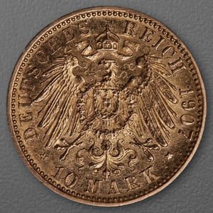 Goldmünze 10 Mark "Friedrich I." 1907-G J.190 (Baden) - Miniaturansicht 2