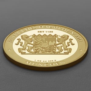 Gold 1oz "Schloss Neuschwanstein" 2026 Bayern Thaler (Deutschland) - Miniaturansicht 4