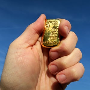 Goldbarren 100g VALCAMBI gegossen - Miniaturansicht 3