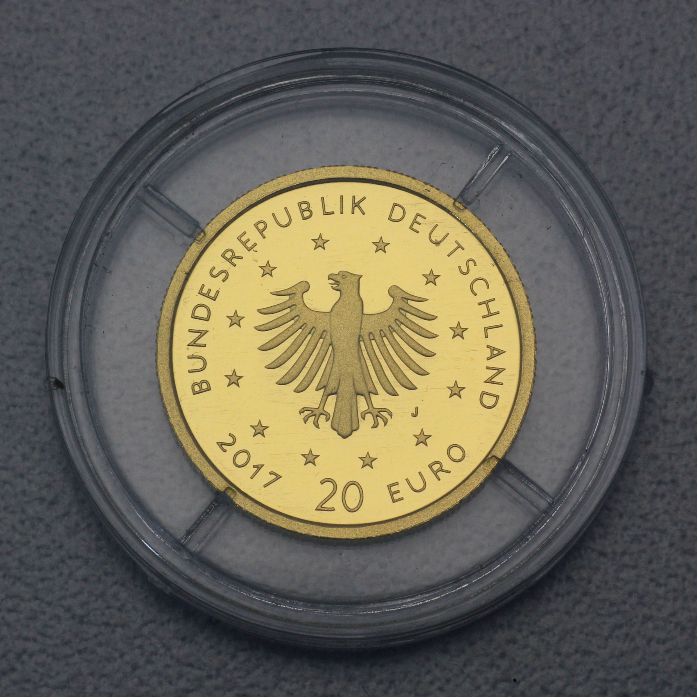 Goldmünze 20 Euro "Pirol" 2017 Heimische Vögel (Deutschland) - Detailansicht 3
