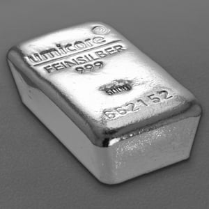 Silberbarren 500g UMICORE gegossen - Miniaturansicht 3