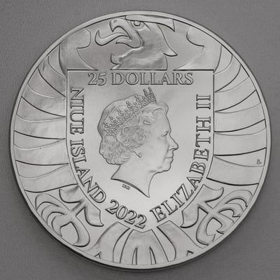 Silbermünze 10oz "Tschechischer Löwe" 2022 (Niue) - Miniaturansicht 2
