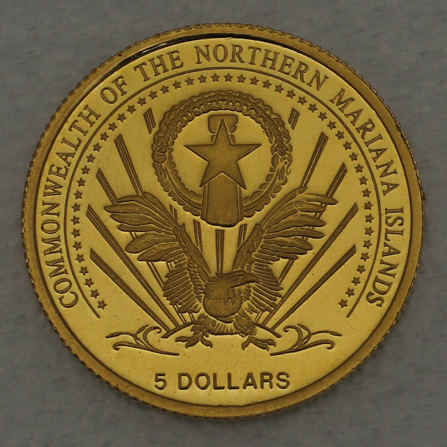 Goldmünze 1/25oz "Citta  del Vaticano" 2005 20. Welt-Jugendtag in Köln (Nördliche Marianen) - Detailansicht 1