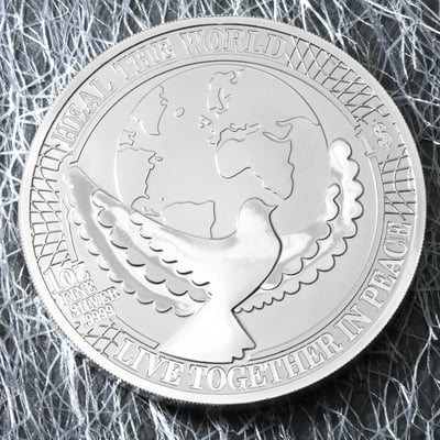 Silbermünze 1oz "Friedensunze" diff. (Cook Islands) - Miniaturansicht 5