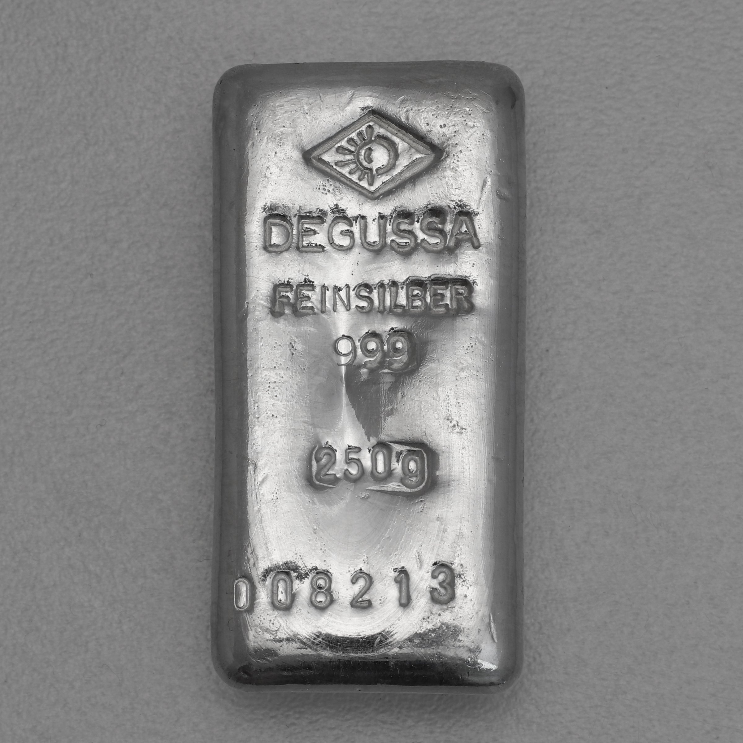 Silberbarren 250g DEGUSSA (Resale) - Detailansicht 2