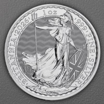 Silbermünze 1oz "Britannia" 2026 19% (Großbritannien) - Miniaturansicht 1