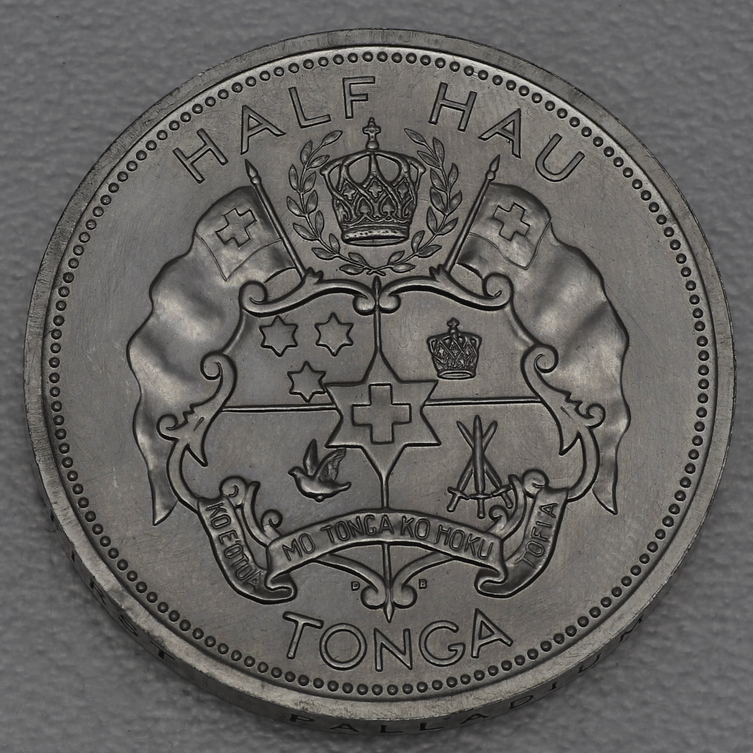 Palladiummünzen "Coronation 1967 Set" 1 Hau + 1/2 Hau + 1/4 Hau (Tonga) - Detailansicht 8