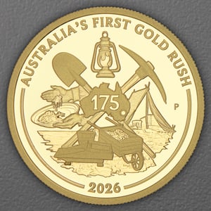Goldmünze 1oz "Australia s First Gold Rush" 2026 (PP) 175th Anniversary (Australien) - Hauptansicht