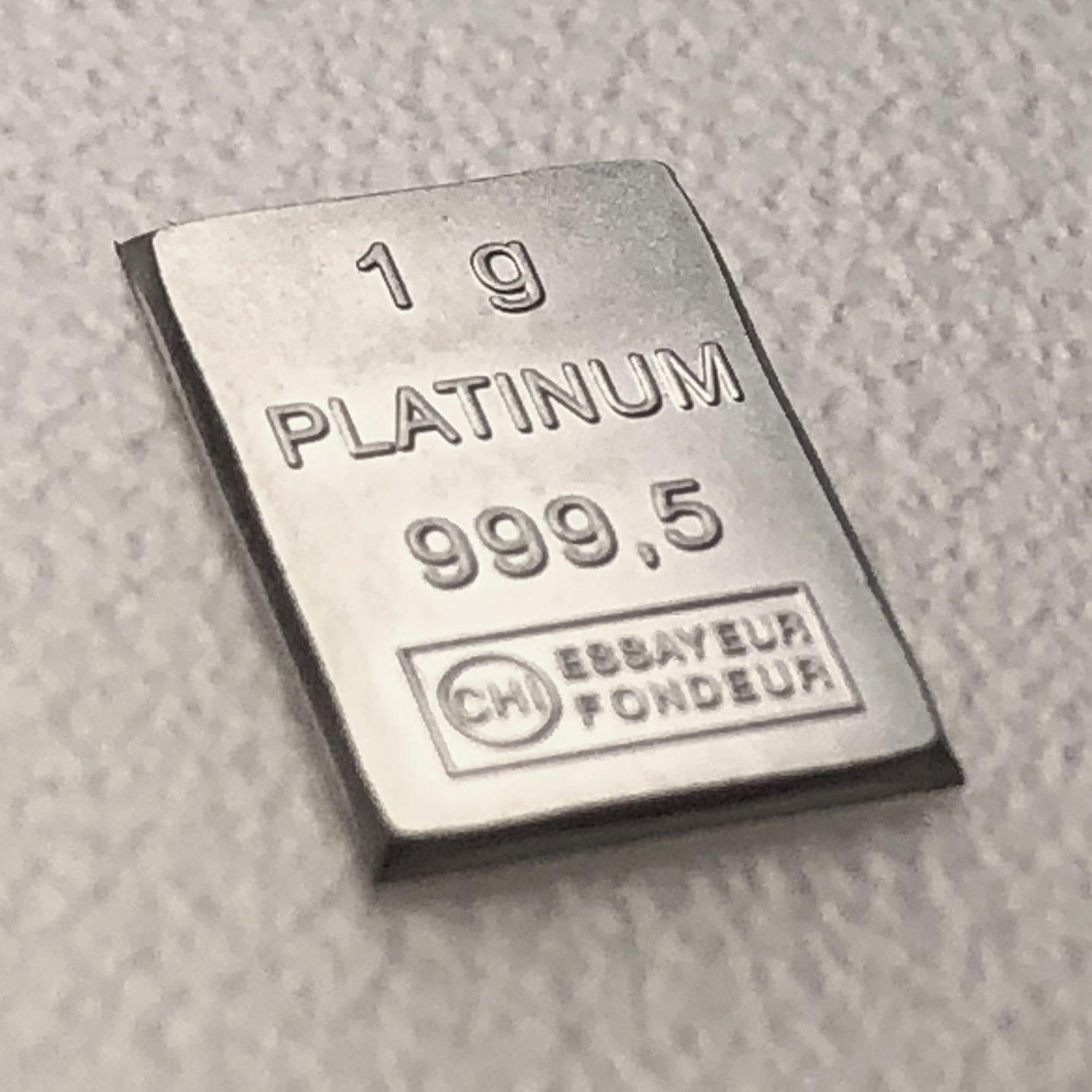 Platinbarren 1g CombiBar - Detailansicht 1