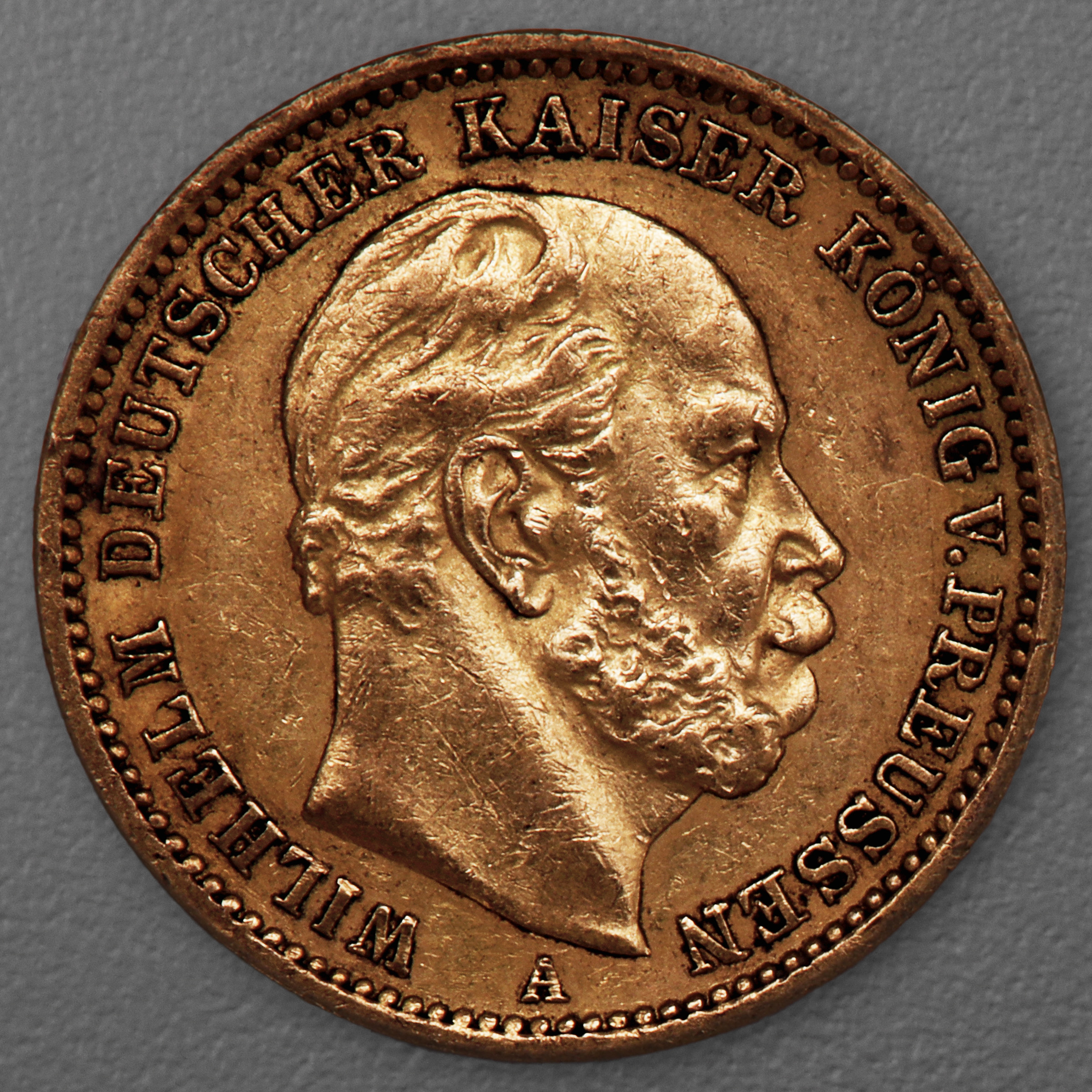 Goldmünze 20 Mark "Wilhelm I." 1873-A J.243 (Preußen) - Hauptansicht