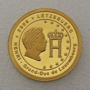 Goldmünze 1/25oz "Luxemburg" 2006 Henri Grand-Duc de Luxembourg (Liberia) - Hauptansicht