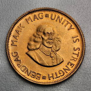 Goldmünze "2 Rand" (Südafrika) - Hauptansicht