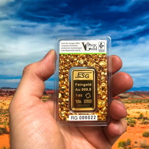 Goldbarren 1oz "Auropelli" Responsible-Gold - Miniaturansicht 3