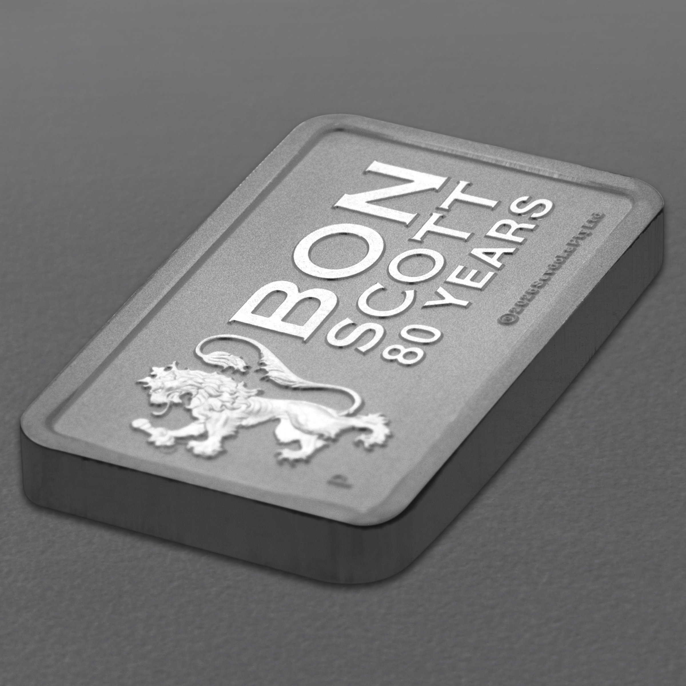 Silberbarren 10g THE PERTH MINT "Bon Scott 80th Anniversary" geprägt - Detailansicht 2