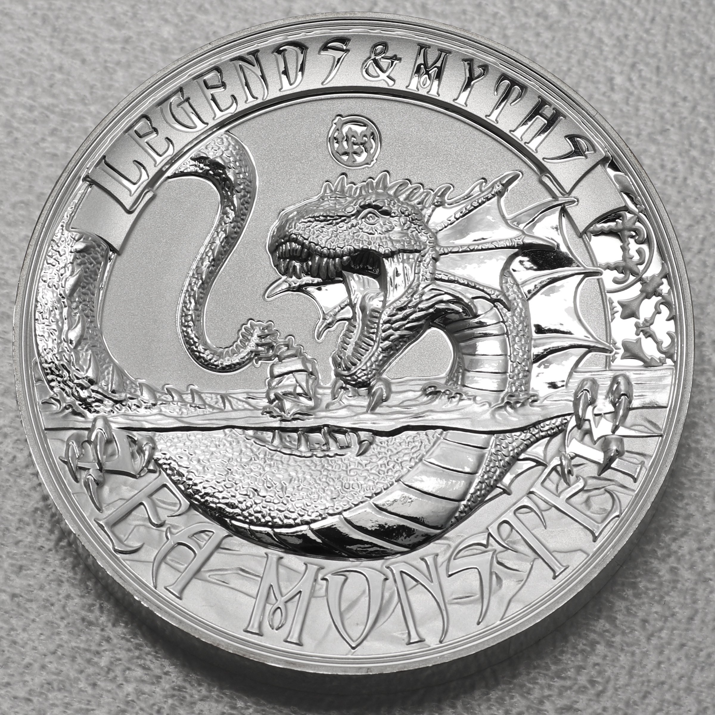 Silbermünze 2oz "Sea Monster" 2017 (HR/PP) Legends and Myths (Salomonen) - Hauptansicht