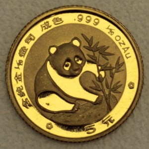 Goldmünze 1/20oz "Panda" 1988 (China) - Hauptansicht