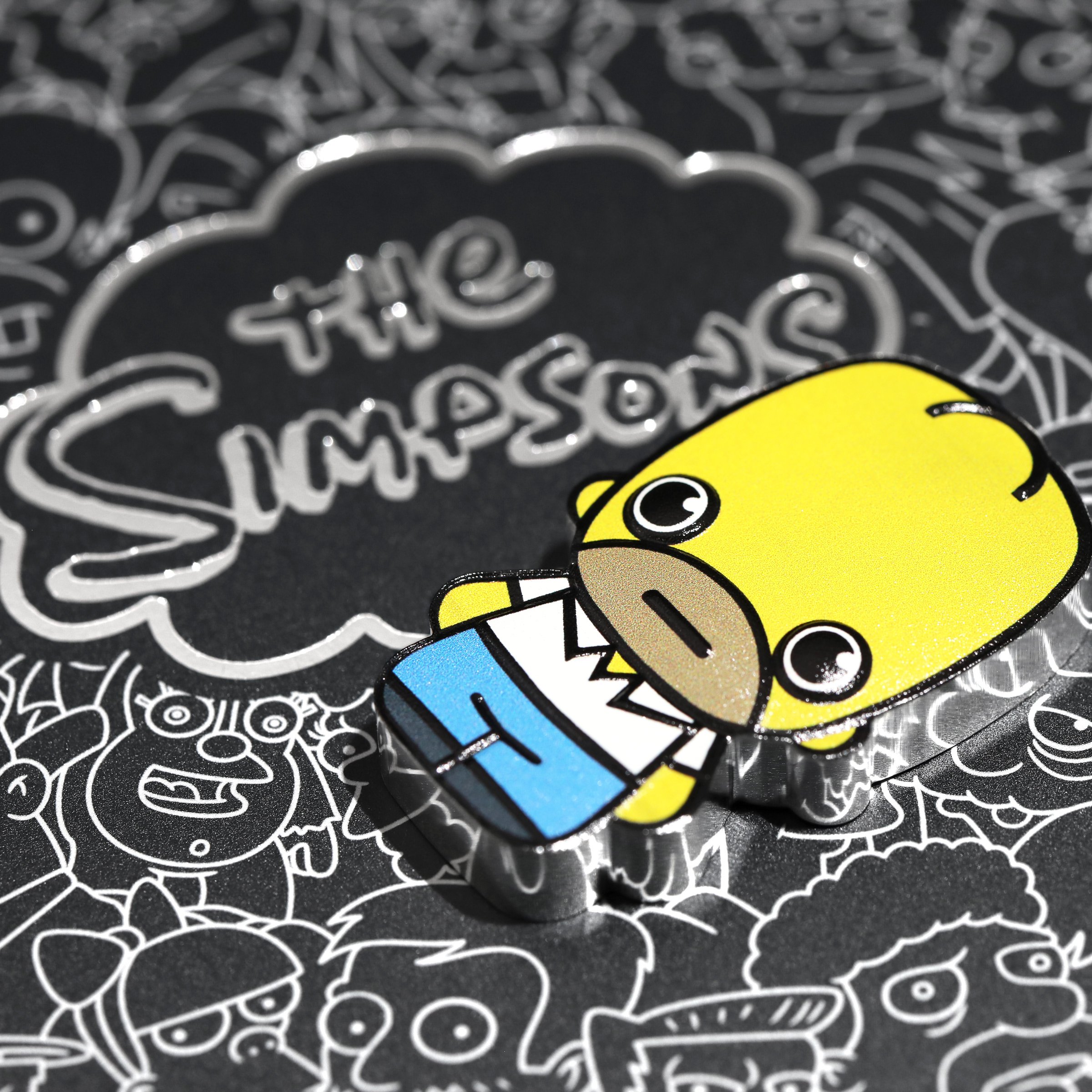 Silbermünze 1oz "Homer Simpson" 2022 (koloriert) Minted Mini – The Simpsons 19% (Tuvalu) - Detailansicht 4