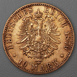 Goldmünze 10 Mark "Wilhelm I." 1879-A J.245 (Preußen) - Miniaturansicht 2