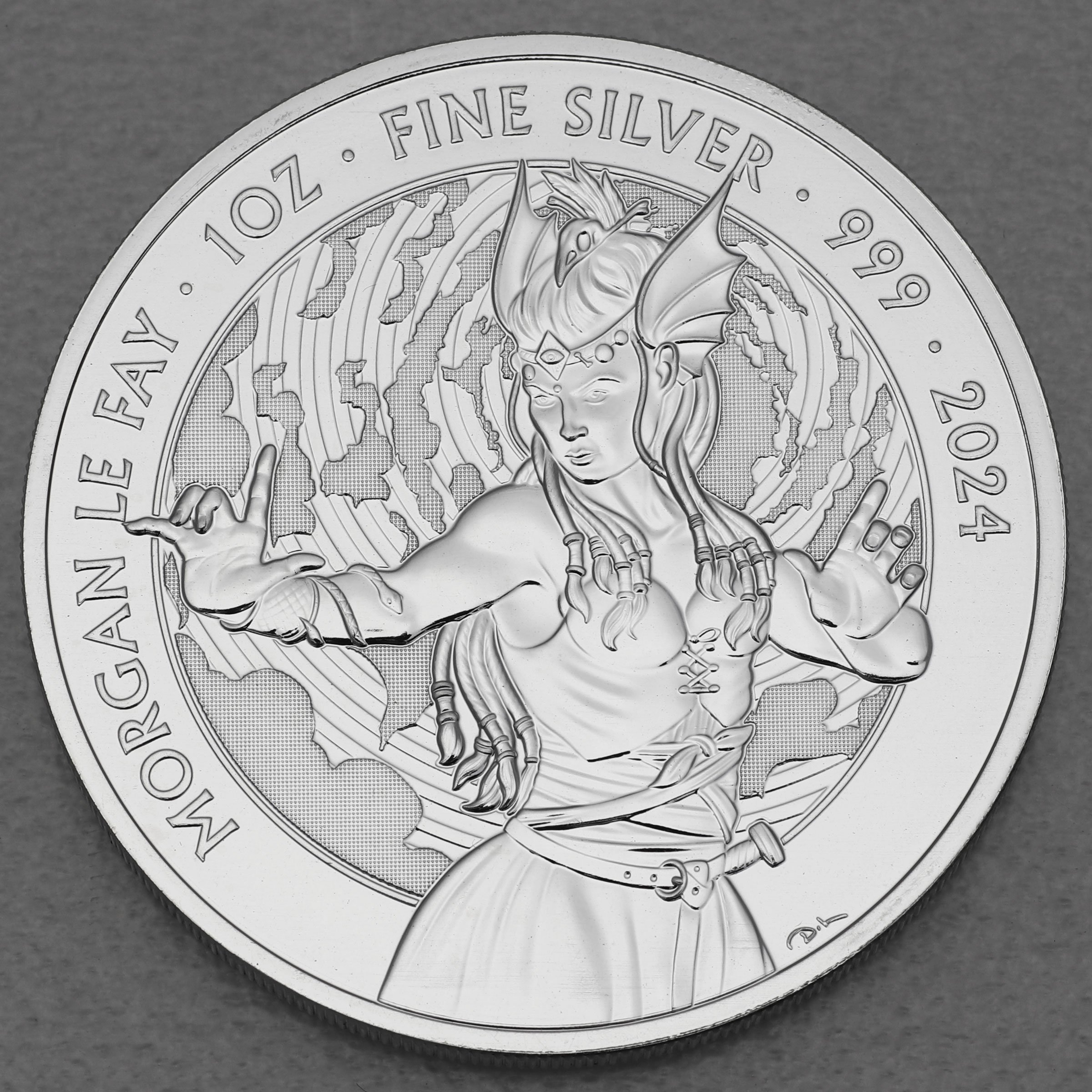 Silbermünze 1oz "Morgan le Fay" 2024 Myths and Legends (Großbritannien) - Hauptansicht