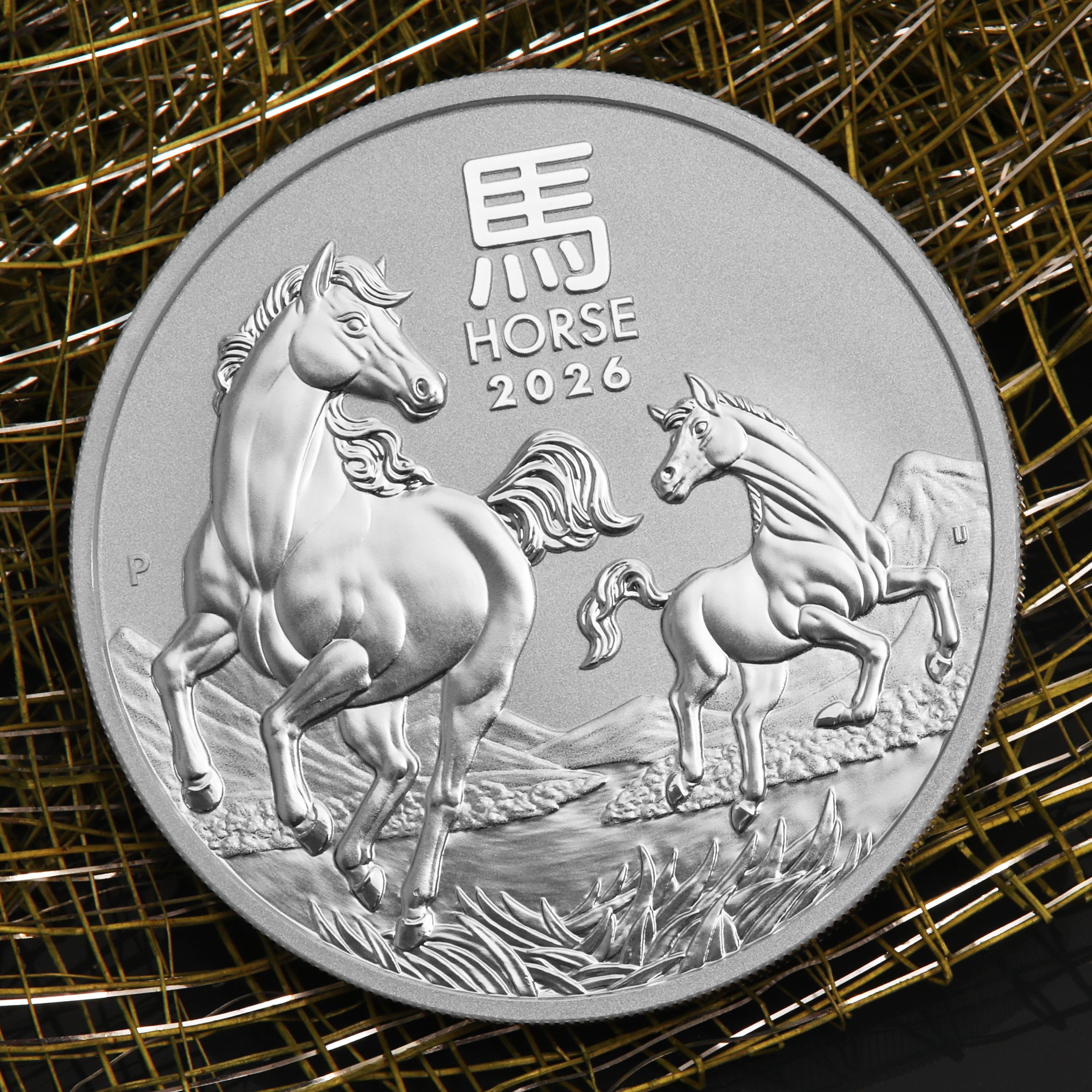 Silbermünze 2oz "Pferd" 2026 Lunar III – Year of the Horse 19% (Australien) - Detailansicht 4