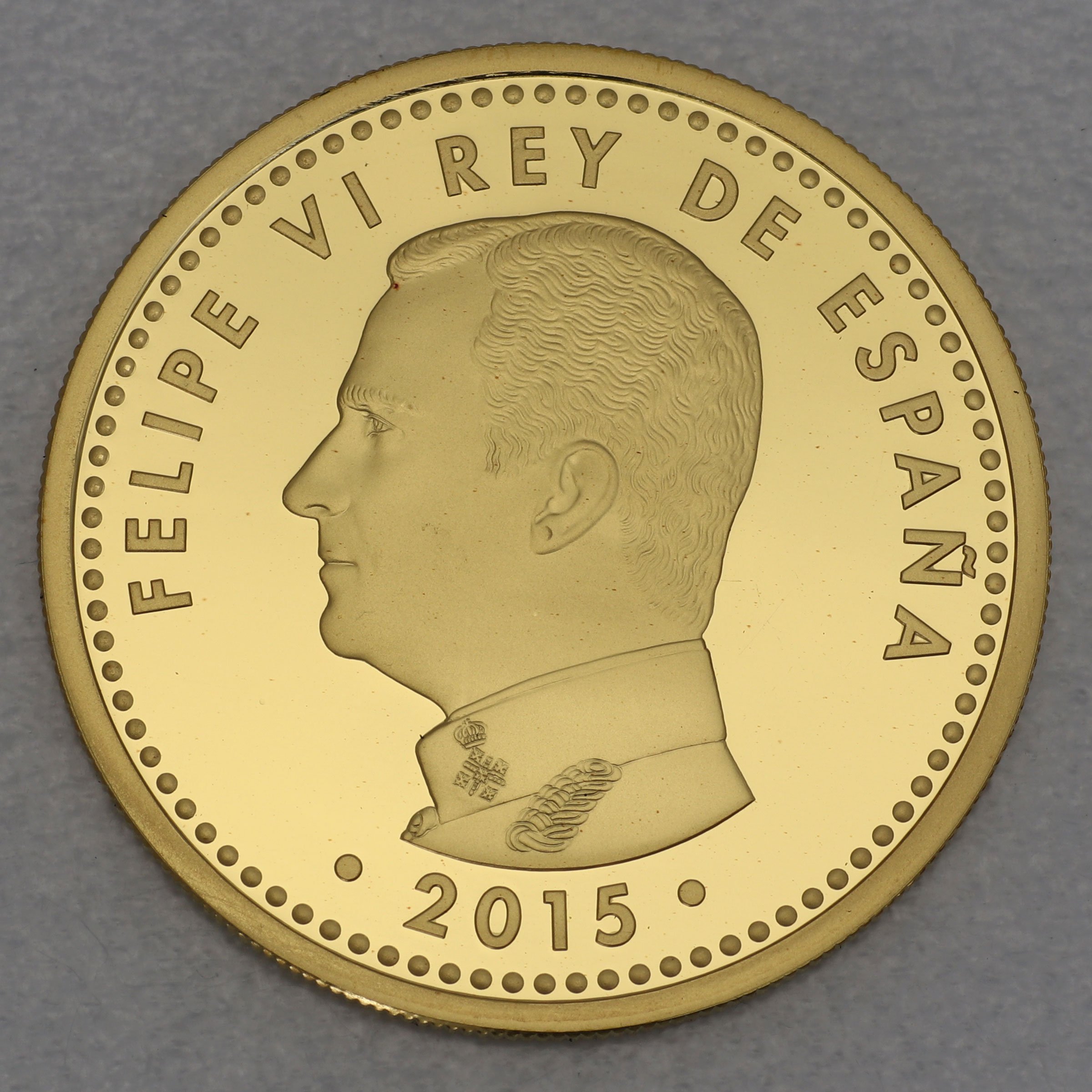 Goldmünze 200 Euro "70 Jahre Frieden" 2015 (Spanien) - Detailansicht 1