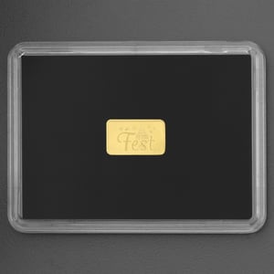 Goldbarren 2,5g Gravur "Frohes Fest" - Miniaturansicht 5