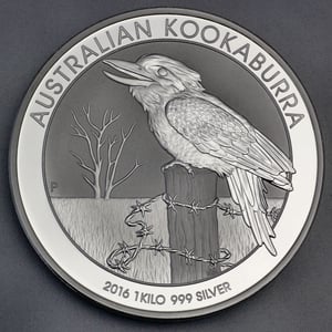 Silbermünze 1kg "Kookaburra" 2016 (Australien) - Miniaturansicht 1