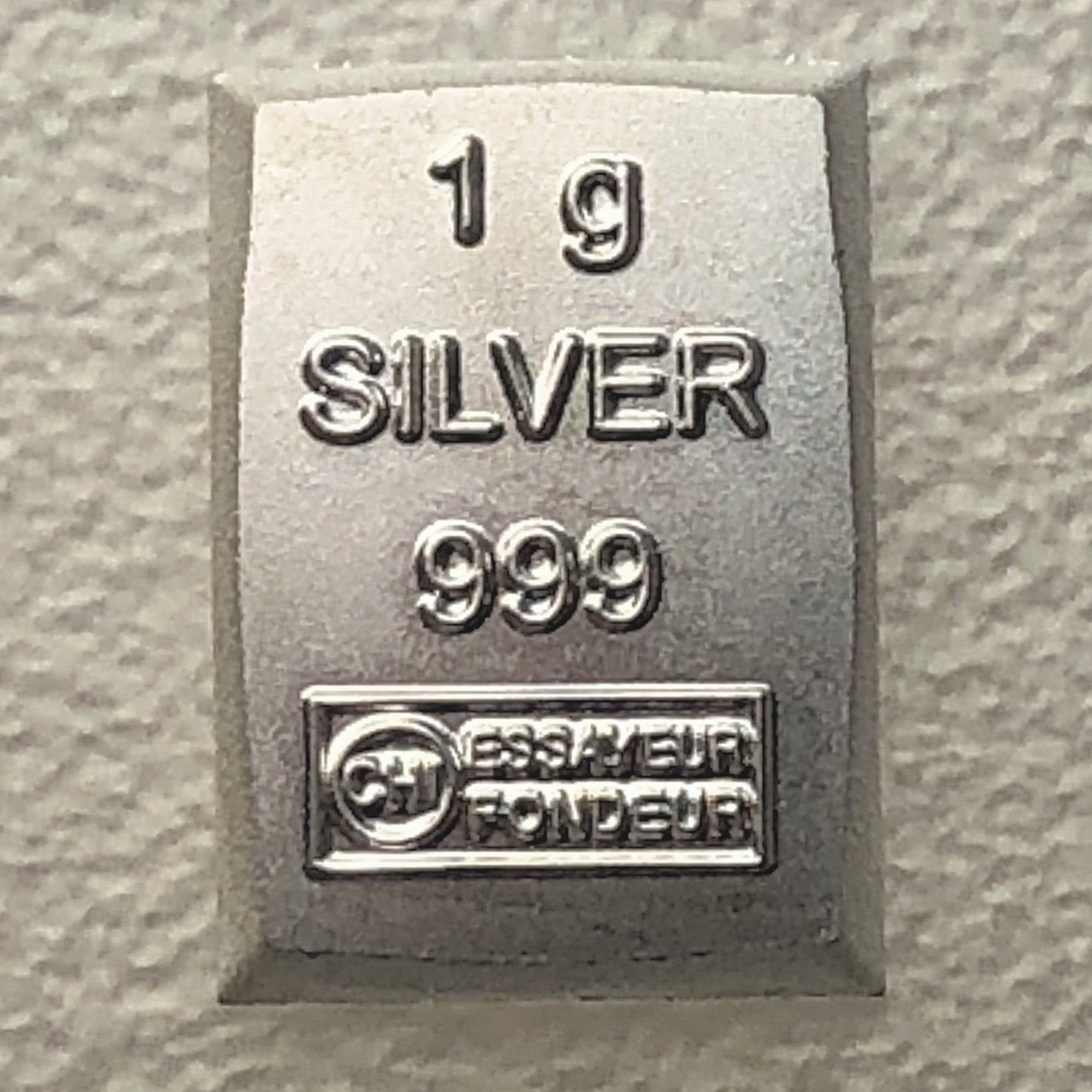 Silberbarren 1g CombiBar - Hauptansicht