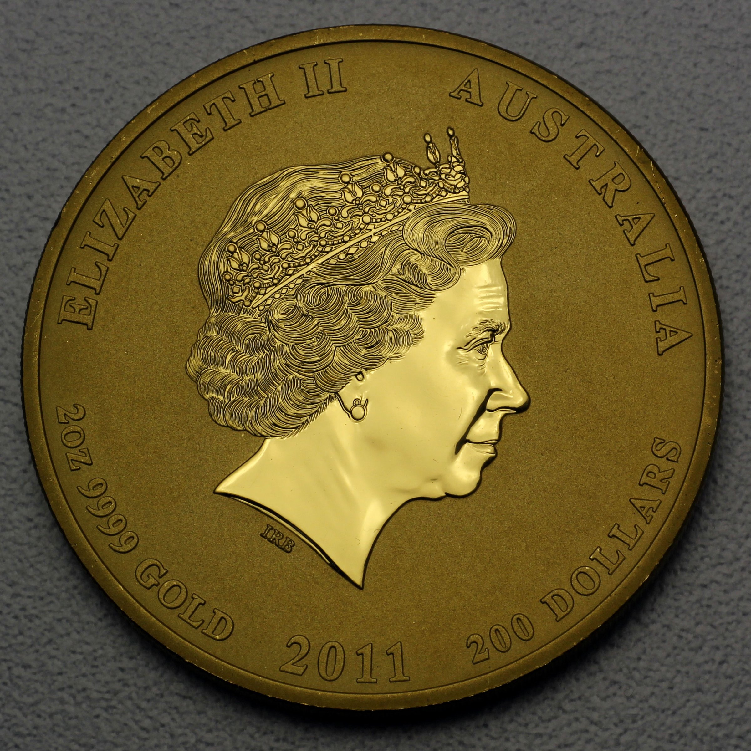 Goldmünze 2oz "Hase" 2011 Lunar II – Year of the Rabbit (Australien) - Detailansicht 1