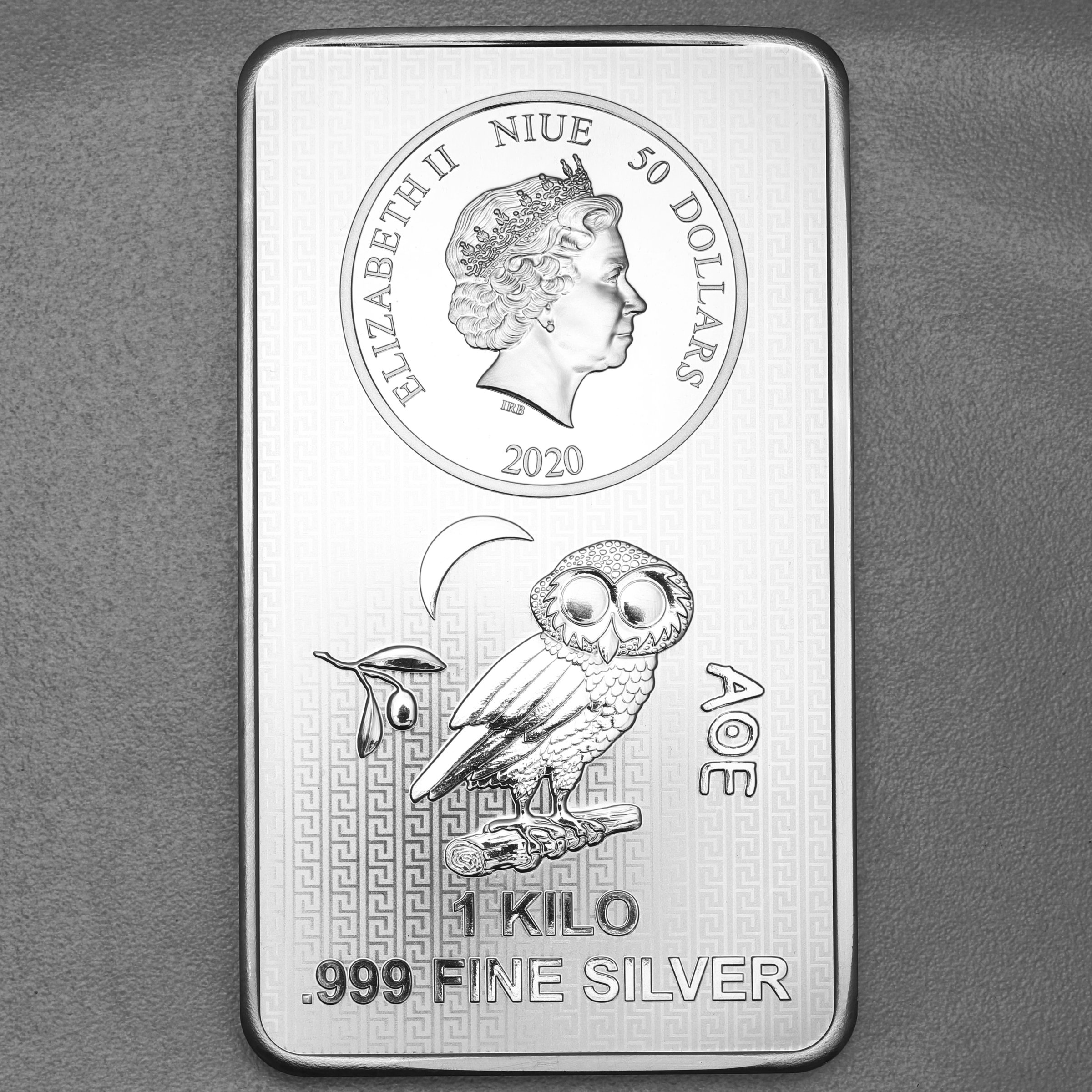 Münzbarren 1kg "Silber Eule" 2020 (Niue) - Hauptansicht